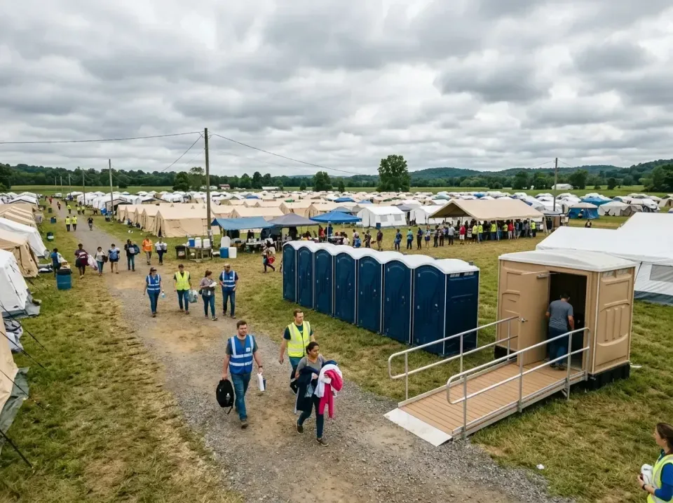 disaster-relief-camp-restrooms-010 — frequently asked questions, Dumpster & Portable Bathrooms Rental in Kutztown University…